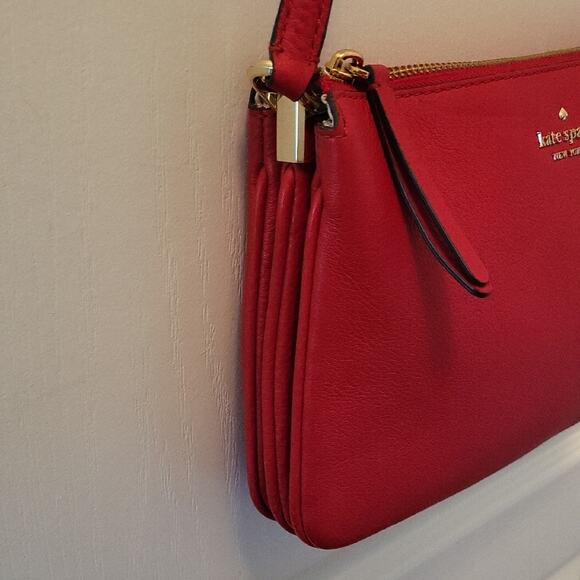Kate Spade Vibrant Red Crossbody Bag - Picture 10 of 16